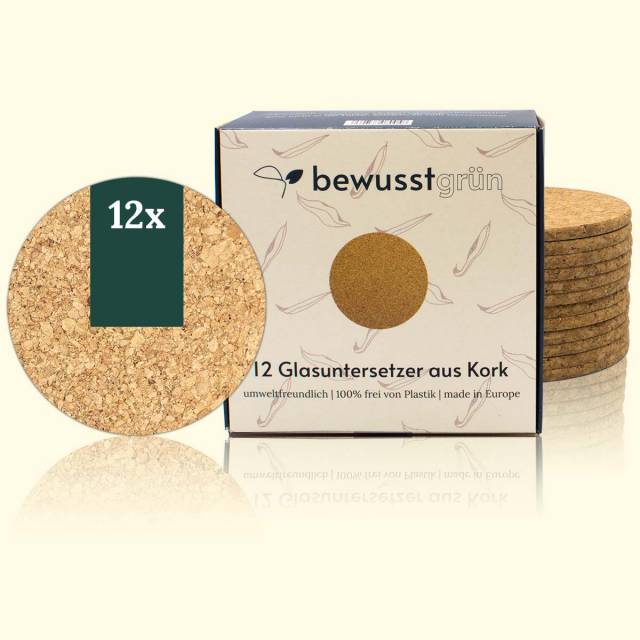 Hauptbild Korkuntersetzer Glas