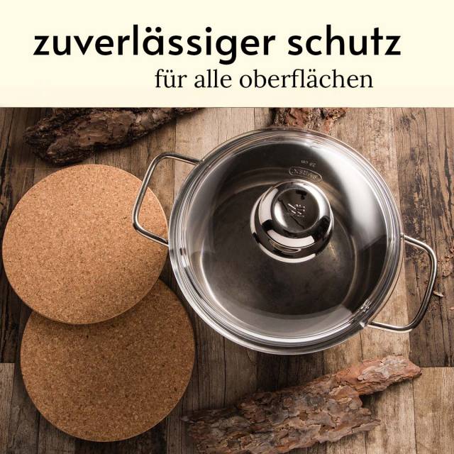 Korkuntersetzer Topf – zuverlässiger Schutz für alle Oberflächen