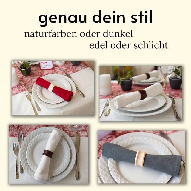 FSC Serviettenringe passend zu deinem Stil und Anlass