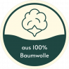 Siegel - aus 100% Baumwolle