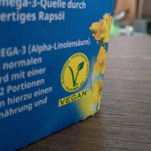 Veganblume Siegel