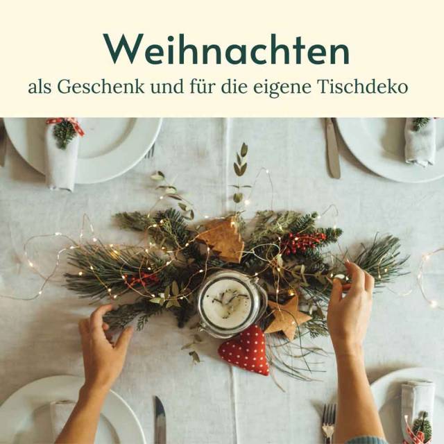 Leinen zu Weihnachten